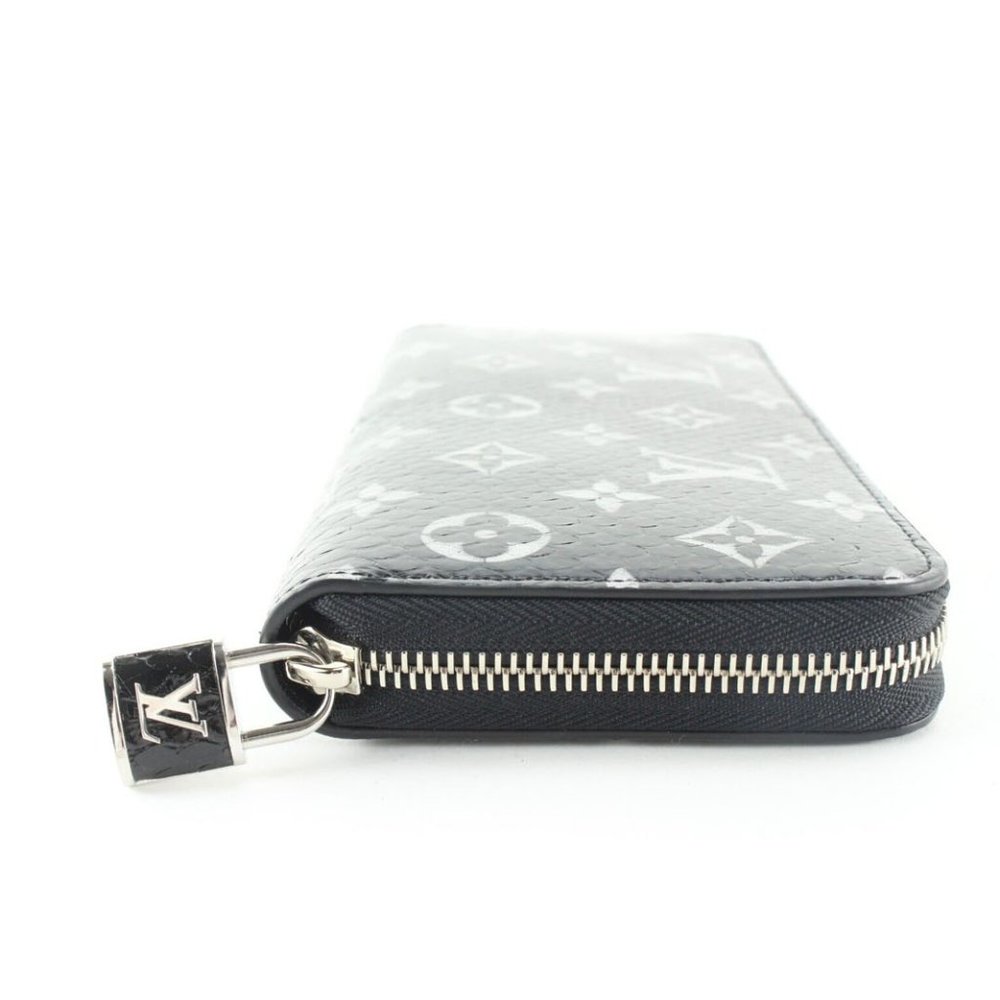 Louis Vuitton Black Monogram Python Zippy Wallet 3LK0223 - Picture 6 of 12